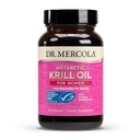 Dr. Mercola Krill Oil for Women - 2 mg Astaxanthine - MSC Certified Sustainable - Supports Brain, Skin & Immune Systems - with Omega-3s - Non-GMO, Gluten-Free & Soy-Free - 90 Capsules (30 Servings)