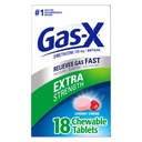 Gas-X Extra sterkte Kauwbare gasrelief Tablets met Simethicon 125 mg, Cherry - 18 Tel.