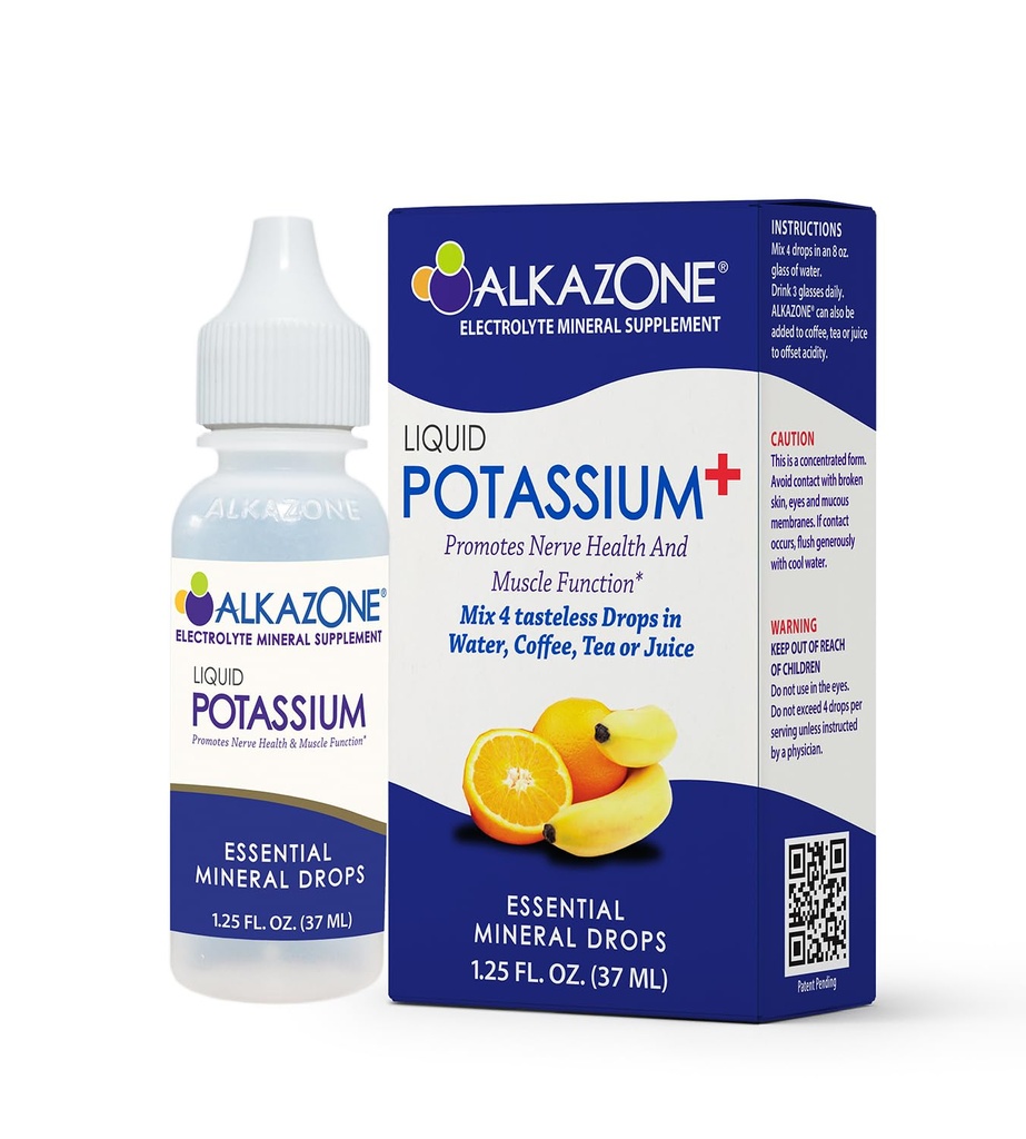 ALKAZONE vloeibare kalium+ vloeibare supplementen hebben snellere absorptiesnelheid . . . . . Gemakkelijkste manier om kalium te nemen . . smaakloze smaakloze smaakloze .25 Oz, Clear, Pack of 1