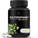 HumanX Sulforaphane+ 602mg - VS Geteste derde partij - Sulforaphane met Broccoli Zaad Extract & Moringa - Ondersteunt de productie van antioxidanten, ontgifting, & cellular Health - Broccoli supplement