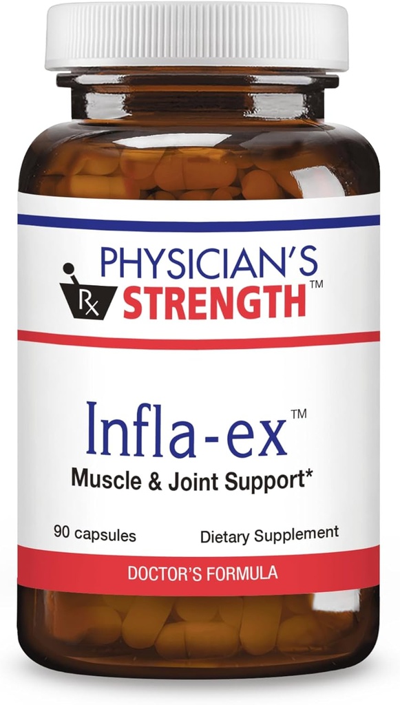 Arts sterkte Infla-ex - 90 capsules - spier- en gewrichtsondersteuning - non-GMO - 45 porties