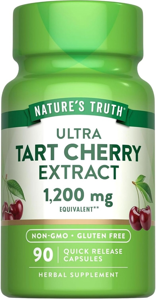 Nature's Truth Ultra Tart Cherry Extract 1200 mg, 90 Tellen (pakket van 2)