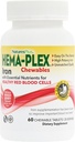 Natures Plus Hema-Plex Fer - 60 baies mixtes à croquer - 85 mg de fer élémentaire - Santé totale du sang - avec vitamine C et bioflavonoïdes - Non-OGM, végétalien et sans gluten - 20 portions