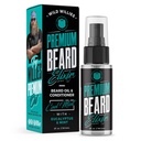 Wilde Willies Premium Baardolie & Conditioner Natuurlijke, biologische ingrediënten bevorderen snelle baardgroei, verwijdert jeuk & Dandruff - Diepe Softener behandeling herstelt vocht - 2 Oz, Cool Mint geur