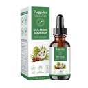 PUFFIAIR Sousop(Gaviola) & Sea Moss Liquid Drop for Cell Support & Regeneration, Immune Boost, Relax, Lever en Slaap, Kruidenextract, Suiker/Gluten Free, Natural Flavor, 2 Fl Oz/60ml