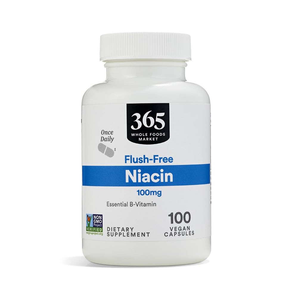 365 door Whole Foods Market, Niacin, 100 Mg, 100 Tel.