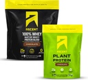 Ascent Whey 4 lb + Plant Proteïne Poeder 18 Servers - Chocolade