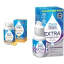TheraTears Omega 3 Supplement, 1200mg, 90 CT (verpakking van 1) & Extra droge oogtherapie Smeer Oogdruppels voor droge ogen, 0,5 floz Fles, 2 Tellen