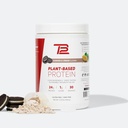 TB12 Plant Based Protein Powder van Tom Brady, 24g Vegan Pea Protein, Lage Suiker, Lage Carb, Non-GMO, Maaltijd Vervanging, Keto Vriendelijk, Paleo, Suikervrij, Cookies en Cream Flavor (30 Servers)