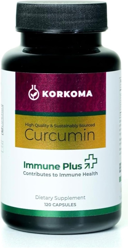Immuun Plus - hoge absorptie Kurkuma Extract supplement, ondersteunt Immuungezondheid en algehele welzijn, 120 capsules