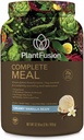 PlantFusion Complete Meal Replacement Shake - Plant Based Protein Powder with Superfoods, Greens & Probiotics - Vegan, Gluten Free, Soy Free, Non-Dairy, No Sugar, Non-GMO - Vanille 2 lb