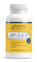 Onderzoek naar voedingssupplementen ATP 360 - Mitochondriale supplementen ter ondersteuning van volledige energiecyclus en celmembranen - klinisch onderzocht ATP-supplementen, hoge dosis CoQ10, R-lipoïnezuur & PQQ, 90 capsules