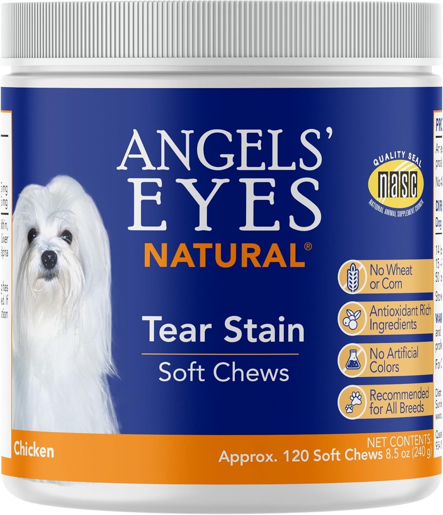 ANGELS' EYES Natural Tear Stain Prevention Soft Kauwen voor honden 