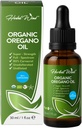 Biologische Oregano Olie - 1 Fl Oz (30ml), 80% Carvacrol USDA Biologische Oregano Olie Liquid Drops, Geconcentreerde Plant Based, Non-GMO, Kruidensupplementen