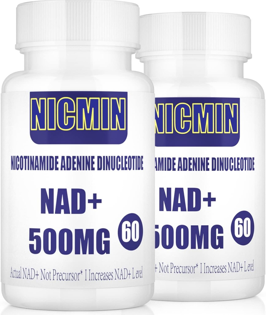 800MG Liposomale NAD+ met TMG 300MG, Actual NAD+ Supplement, Superior Absorptie Boost NAD Plus voor celenergie, gezonde veroudering en spierreparatie 120 capsules (verpakking van 2)
