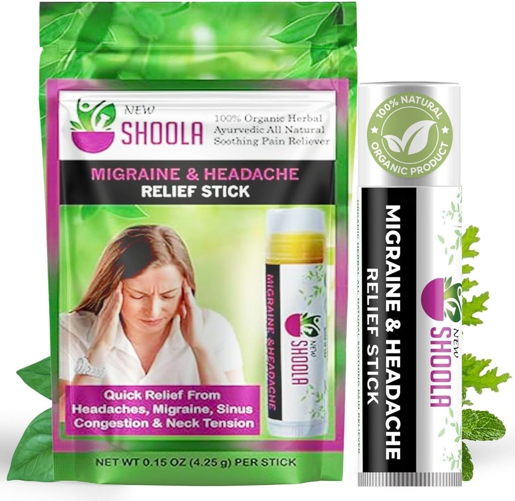 Migraine Relief en Hoofdpijn Relief Balm Stick Roll On 