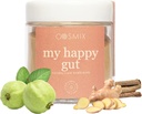 cosmix My Happy Gut, voor verbeterde spijsvertering, opgeblazen en algemene Gut Health, natuurlijke, plantaardige Superfood Blend, maakt tot 40 porties, toegevoegde suiker, Vegan 50 G (verpakking van 1) Bruin