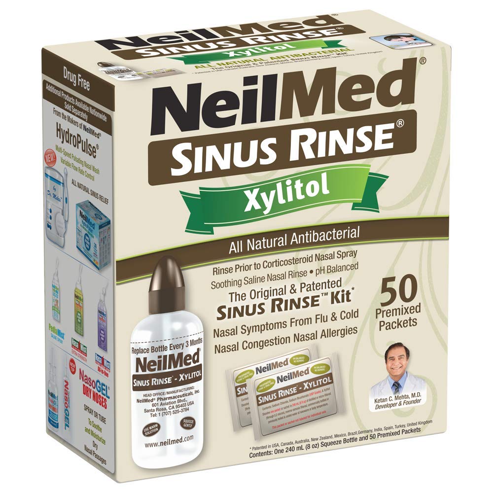 NeilMed Sinus Rinse Kit met Xylitol, 50 Graaf (pakket van 1)