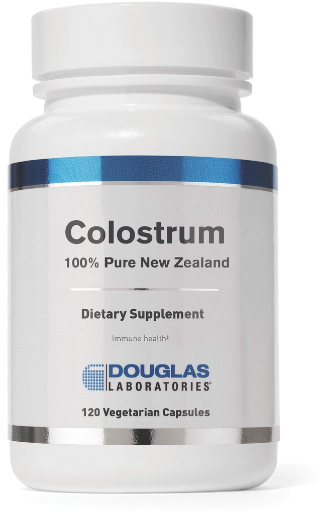 Douglas Laboratories Colostrum | 100% Pure New Zealand Supplement for Immune Support, Antioxidants, Anti Aging, GI Balance, and Gastrointestinal Health* | 120 Capsules