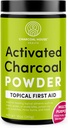 Charcoal House Hardhout Actieve Charcoal Powder - Topische Eerste Hulp voor het maken van Charcoal Poultices, Charcoal Foot Soaks, Charcoal Baden & Meer! - 10oz