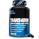 EVL Thermogénique Fat Burner Support - Fast Acting Weight Loss Energy and Appetite Support - Supplément de thé vert Trans4orm pour hommes et femmes - 60 portions