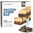 Wonderslim High Fiber Protein Bars, Fluffy S'more Crisp 
