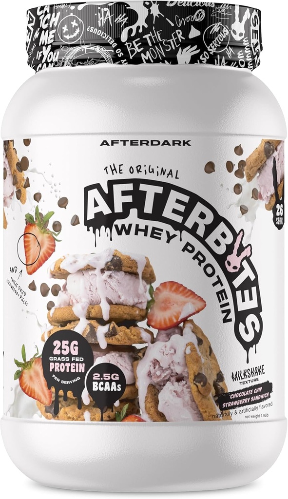 Afterbites Wei Proteïnepoeder, 25g Proteïne, 4.5g B