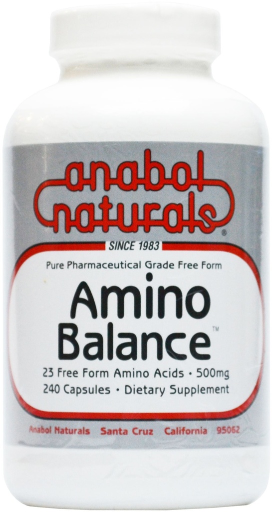 Amino Balance 240 caps, Amino Energy Supplement, Complete 23 Vrije vorm Amino Blend Formule met B