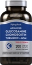 Piping Rock Glucosamine Chondroitin MSM Kurkuma 