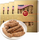 4 Dozen Premium Large American Ginseng Root (4oz per doos) - Non-GMO, Glutenvrije Wisconsin Ginseng. Versterkt Immuniteit, Energie & Uithoudingsvermogen voor Man & Women