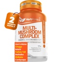 Herbtonics All-in-One Mushroom Supplement voor Immune System Support 