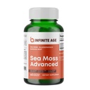 INFINITE AGE 1250mg Sea Moss Advanced Superfood Capsules, 60 Count - High-Potency, Vegan, Made in The USA - Irish Seamoss, Bladderwrack, Burdock Root - Algehele gezondheid, Immunity Support