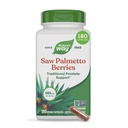 Nature's Way Saw Palmetto Berries, soutien prostate traditionnel*, 585 mg par portion, Projet non OGM vérifié, végétalien, 180 capsules