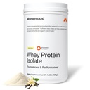 Momentus Essential Grass-Fed Wei Proteine Powder - 20 g Wei Isolaat Proteïne - NSF Gecertificeerd voor Sport - Gluten-Grijs - 24 Serven voor Essential Everyday Use - Vanille - Pakket mei Vary