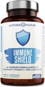 Geavanceerde 7-in-1 Immuun Ondersteuning Supplement voor Allergieën - Vlierbes, Vitamine C, Zink, en meer - Boost Immuniteit bij volwassenen en kinderen (60 Vegan Capsules)