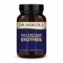 Dr. Mercola Full Spectrum Enzymes - 22 Verschillende enzymen - Ondersteunt spijsverterings- en immuungezondheid - Helpt Digest Koolhydraten, vetten, eiwitten en vezels - Non-GMO, Glutenvrije & sojavrije - 90 capsules