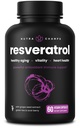 NutraChamps Resveratrol Supplement, Extra sterkte formule voor gezonde veroudering, Immune Support, 60 Vegan Capsules met Trans-Resveratrol, Green Tea Leaf, Acai Berry en Grape Seed Extract