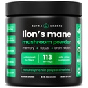 NutraChamps Lions Bio Poudre de Mane - 2000mg Nootrope puissant pour la mémoire, le focus, le soutien immunitaire - Lion végétalien La Mane Poudre de Champignon Supplément avec naturellement des bêta-glucanes - 8oz