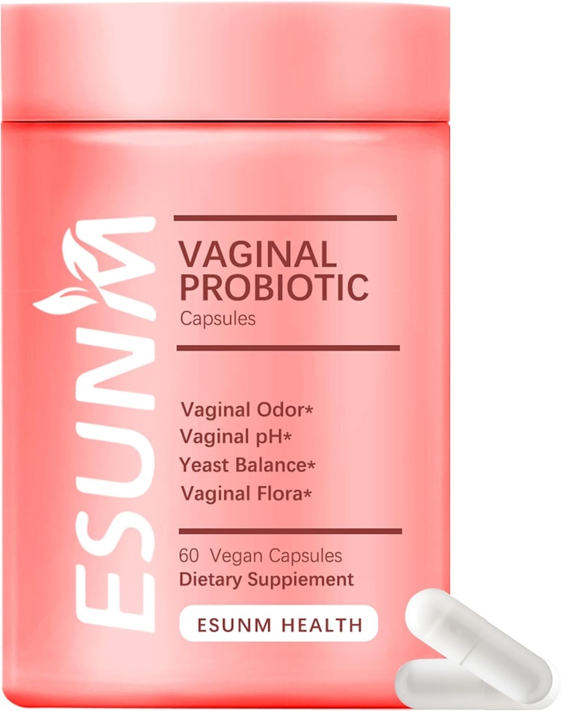 Vrouwen Vaginale Gezondheidssupplement,Vaginale Probiotica voor vrouwen pH-balans Prebiotica & Lactobacillus Probiotica, Promote Gezonde Vaginale Odor & Vaginale Flora, 60 Tel.