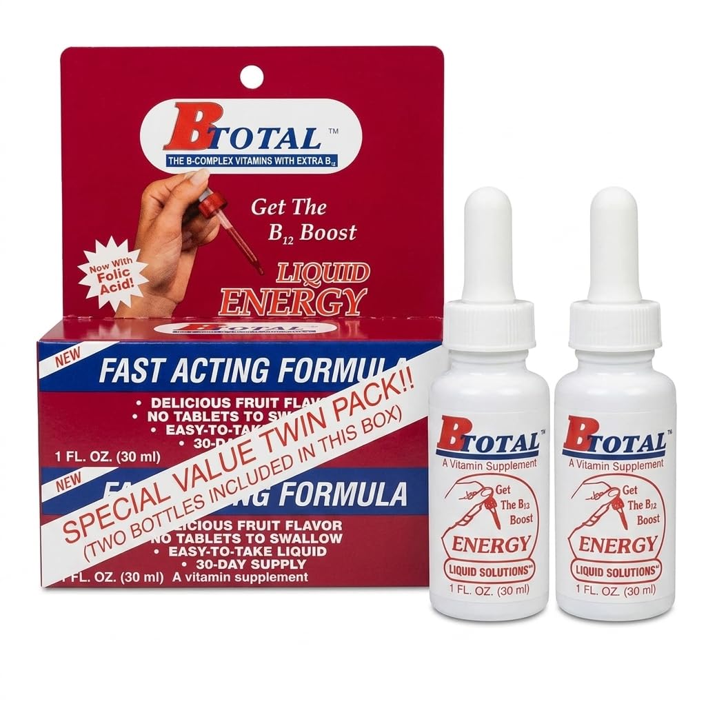 De B-Total oplossing - Sublingual B vitamines - Twin Pak
