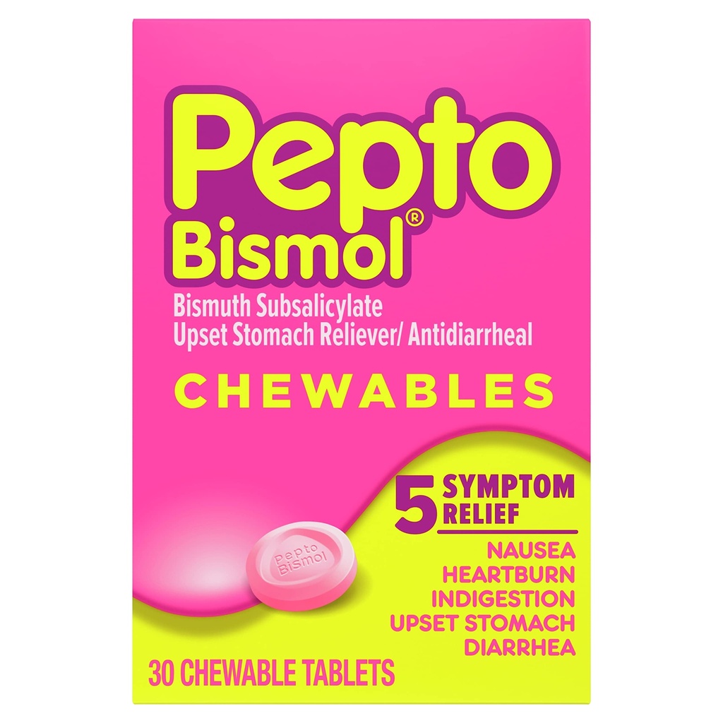 Pepto Bismol Pepto-Bismol Kauwtabletten, 30 st.