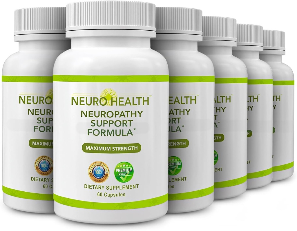Zenuwondersteuningsformule voor neuropathie - uw zenuwsupplement met B-vitaminen en alfa-lipoïnezuur - snelle absorptie - 360 capsules