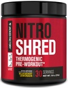 Jacked Factory NITROSURGE Shred Pre Workout Supplement - Energy Booster, Instant Strength Gains, Sharp Focus, krachtige pompen - Nitric Oxide Booster & PreWorkout Powder - 30Sv, Blueberry Lemonade