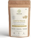ROOTED Active's Lions Mane Mushroom Extract Powder USDA Organisch, 38% Geverifieerde Beta Glucans