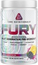 Core Nutritionals Fury V2: Pre-Workout Powder to Maximize Performance in The Gym W/Zum-XR® Cafeïne, L-CItruline en Alpha GPC (40 scoops) (Zwarte Lightning)