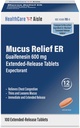 HemoglobineAisle Guaifenesin 600 mg Extended Release - 100 tabletten - Mucus Relief Expector for Chest Congestie Relief