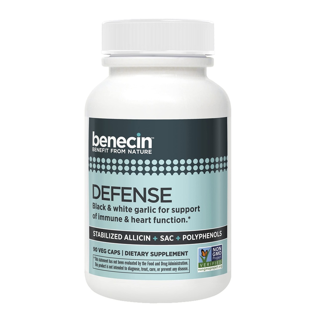 Benecin Defense 1500 mcg Stabilized Allicin per Capsule 