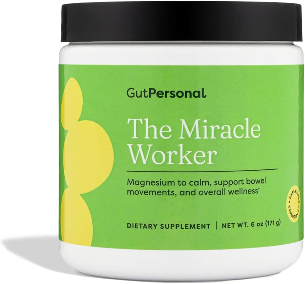 The Miracle Worker Magnesium Glycinate Powder for Sleep - Chelated Magnesium Drink Powder Supplement helpt Vermindert stress en regelmatigheid terwijl het verlichten van spierkrampen met aardbeien smaak - 30 porties