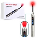 Red Light Cold Sore Device, traitement des plaies froides pour les lèvres, traitement anti-plastique de la fièvre des chancres, traitement de la lumière rouge pour les plaies froides nez Conseil amovible avec écran LCD