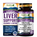 Leverreiniging Detox & Repair 28-in-1 Leverondersteuning - Melkdistel Dandelion NAC Alpha Lipoic Acid Artichoke & Reishi Chaga Turkey Tail Mushroom 